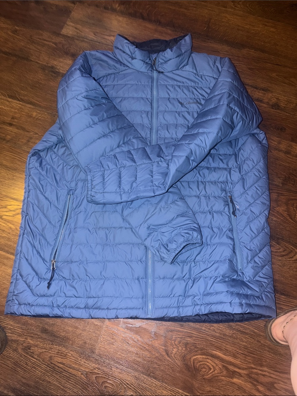 Columbia Light Blue Puffer Jacket men’s 4xl
